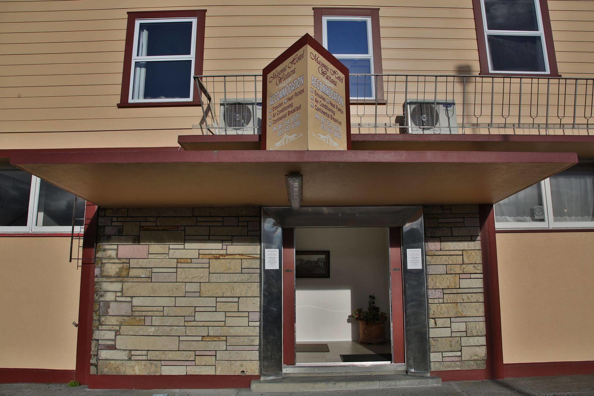 Masonic Hotel Waitara Exterior foto